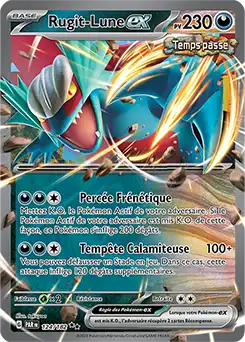 Rugit-Lune ex 124/182 Faille Paradoxe carte Pokémon