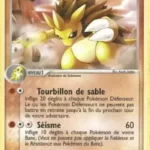 Sablaireau 21/100 EX Tempête de sable carte Pokemon