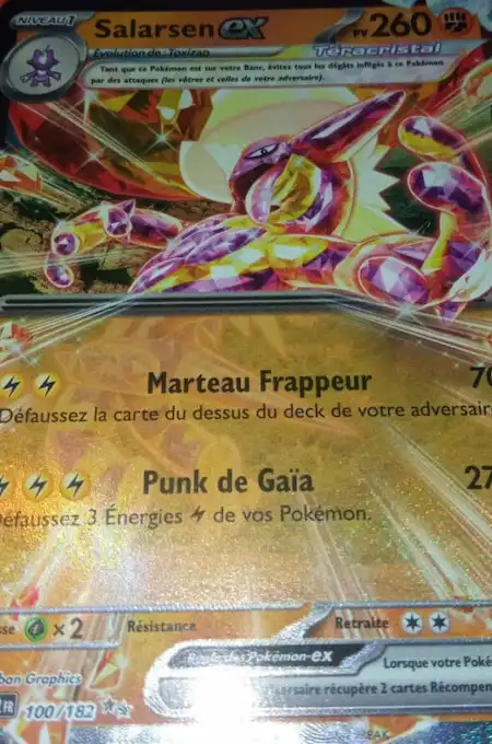 Salarsen ex 100/182 Faille Paradoxe carte Pokémon