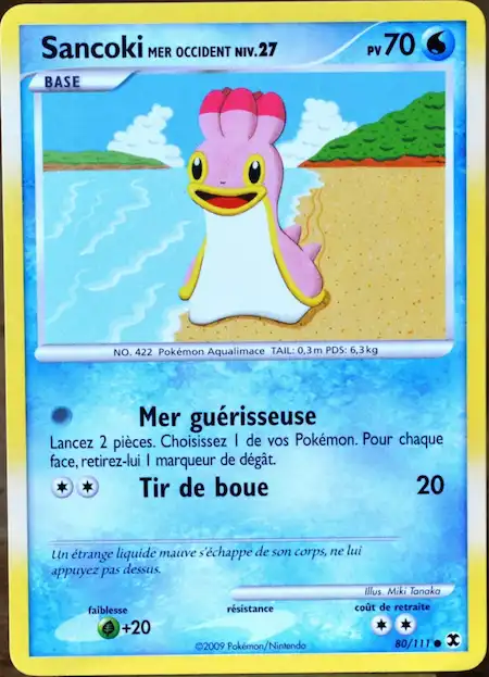 Sancoki Mer Occident 80/111 Platine rivaux émergeants carte Pokémon