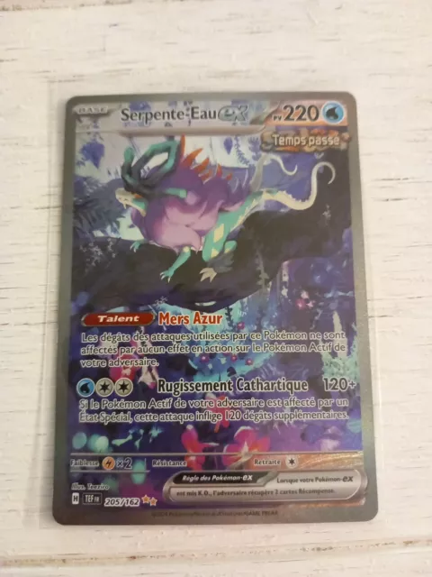 Serpente-Eau ex 205/162 Forces Temporelles EV05 carte Pokémon