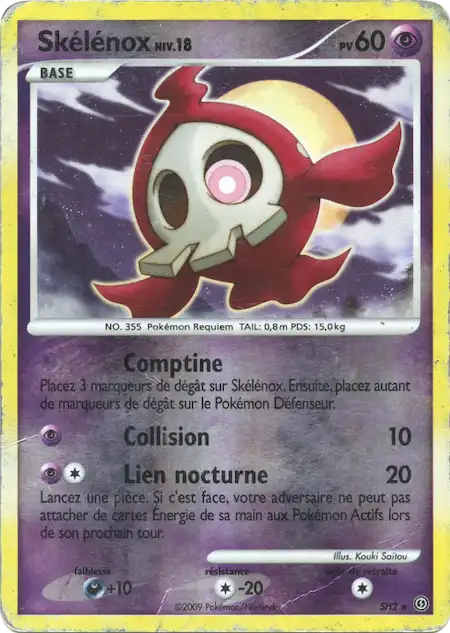 Skélénox SH2 Diamant et Perle Tempête carte Pokémon