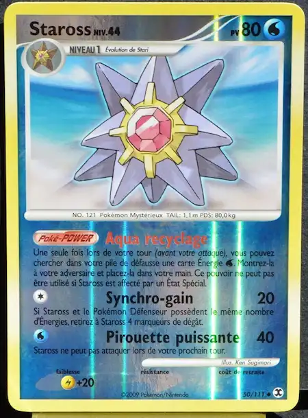 Staross 50/111 Platine rivaux émergeants carte Pokémon