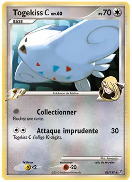 Togekiss Champion 86/147 Platine vainqueurs suprêmes carte Pokémon