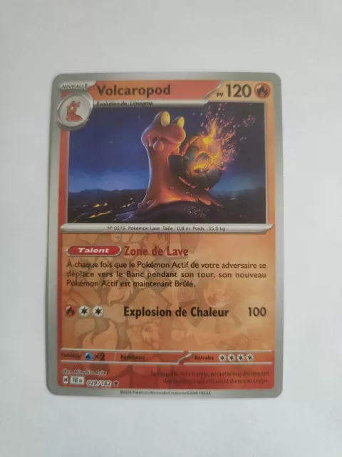 Volcaropod 029/162 Forces Temporelles EV05 carte Pokémon