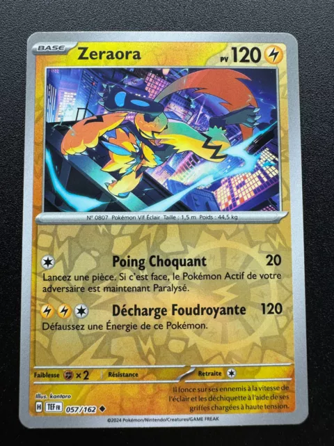 Zeraora 057/162 Forces Temporelles EV05 carte Pokémon