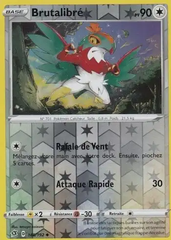 Brutalibré 148/192 clash des rebelles EB02 carte Pokémon