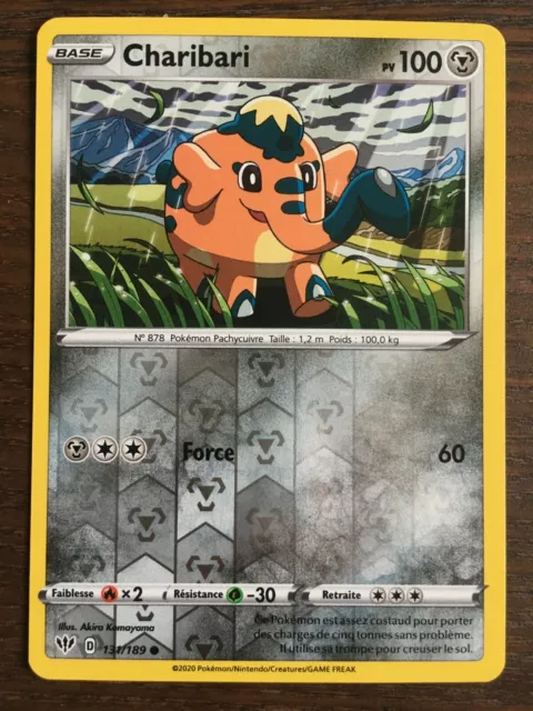 Charibari 131/189 Ténèbres Embrasées EB03 carte Pokémon