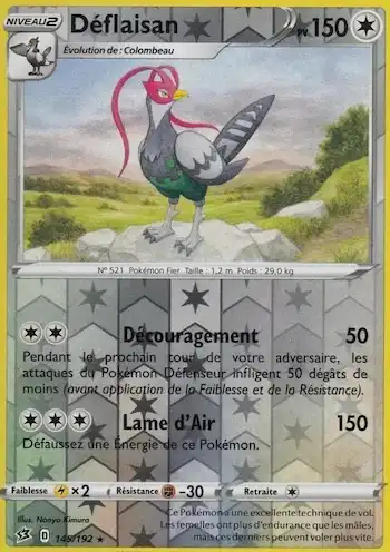 Déflaisan 145/192 clash des rebelles EB02 carte Pokémon