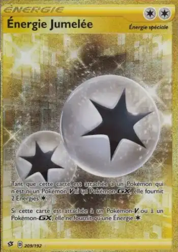 énergie Jumelée 209/192 clash des rebelles EB02 carte Pokémon