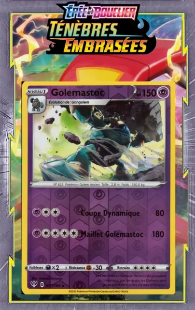 Ténèbres Embrasées : Toutes les cartes Pokémon de l&#8217;extension du bloc épée bouclier