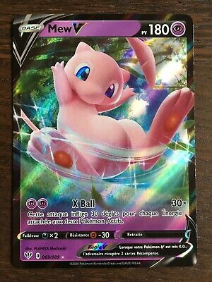 Mew V 069/189 Ténèbres Embrasées EB03 carte Pokémon