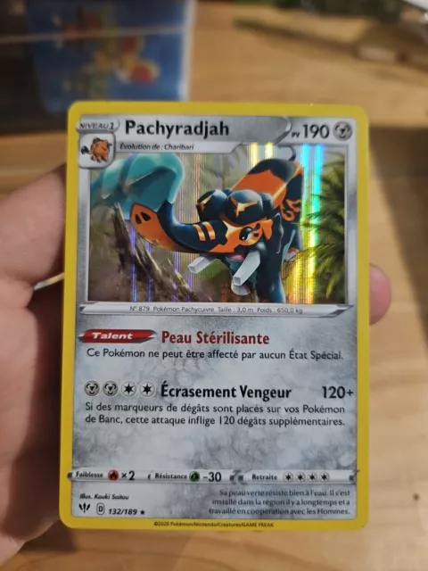 Pachyradjah 132/189 Ténèbres Embrasées EB03 carte Pokémon