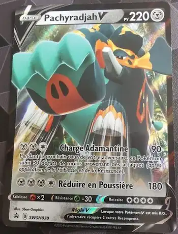 Pachyradjah V 136/192 clash des rebelles EB02 carte Pokémon