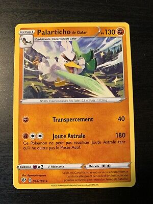 Palarticho de Galar 098/189 Ténèbres Embrasées EB03 carte Pokémon