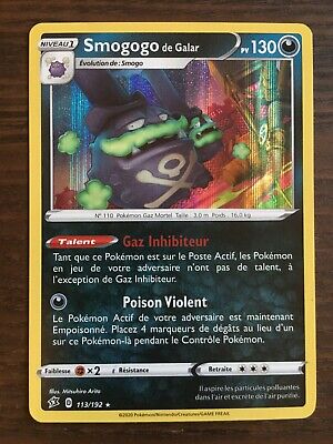 Smogogo de Galar 113/192 clash des rebelles EB02 carte Pokémon