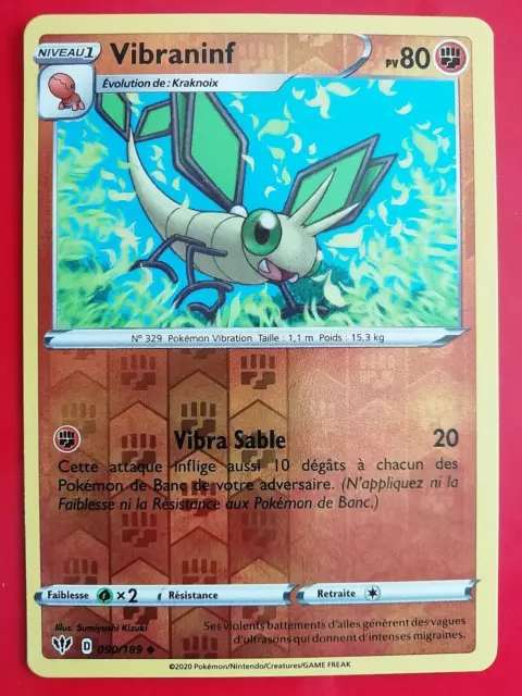 Vibraninf 090/189 Ténèbres Embrasées EB03 carte Pokémon